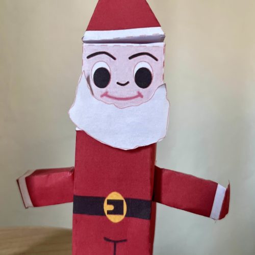 Pere Noel Paper toy realise