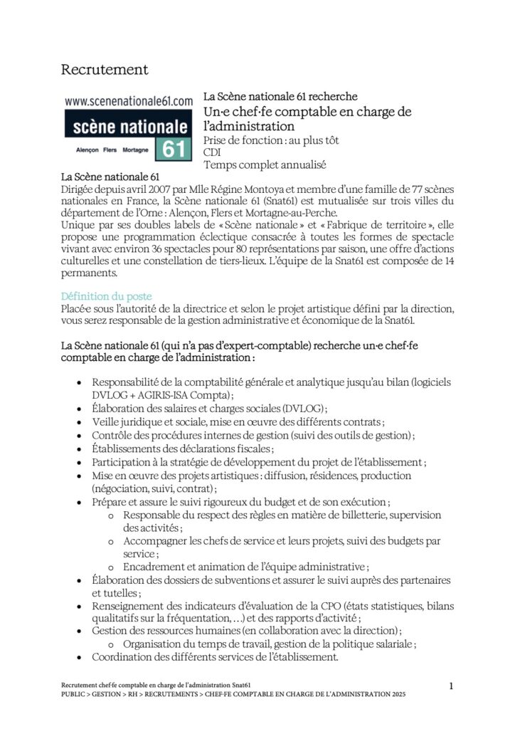 FichedePoste Chef fe comptable 2025 1